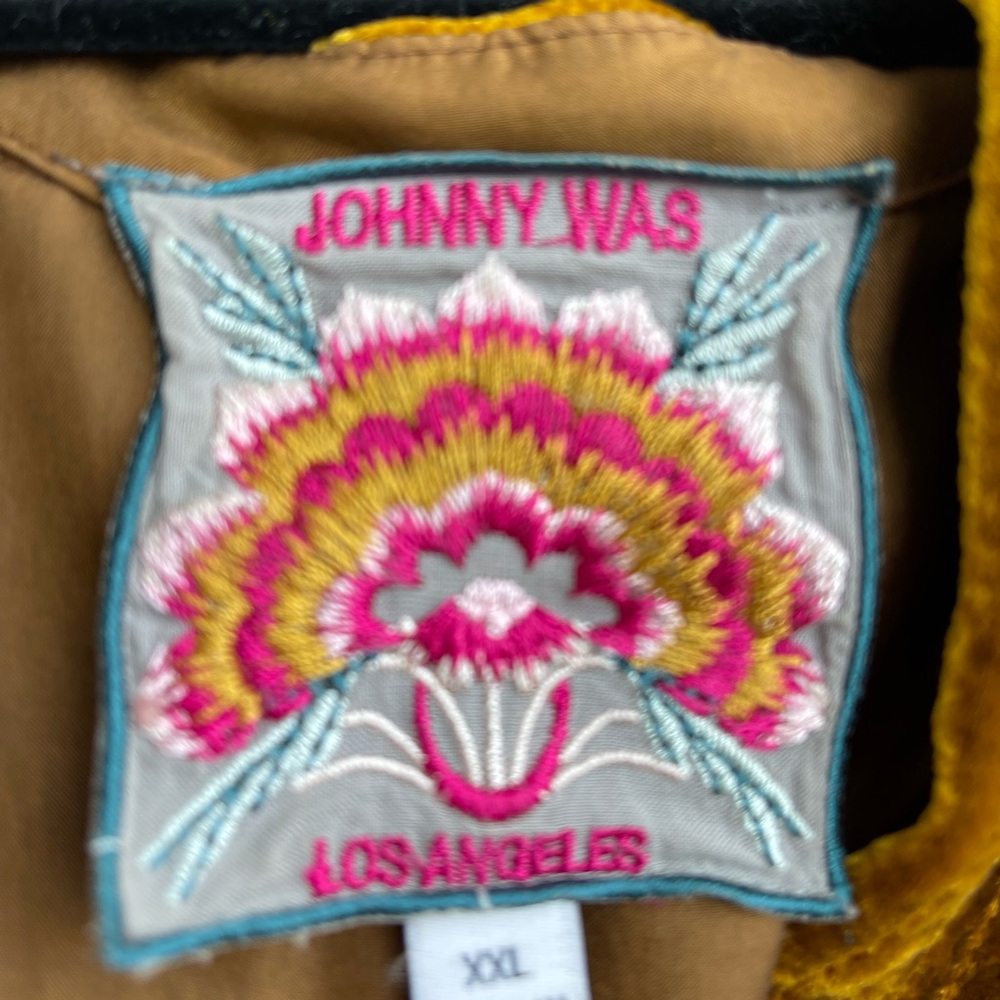 Johnny Was Embroidered Velvet Women Dress - Picture 6 of 6